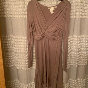 Classic taupe dress